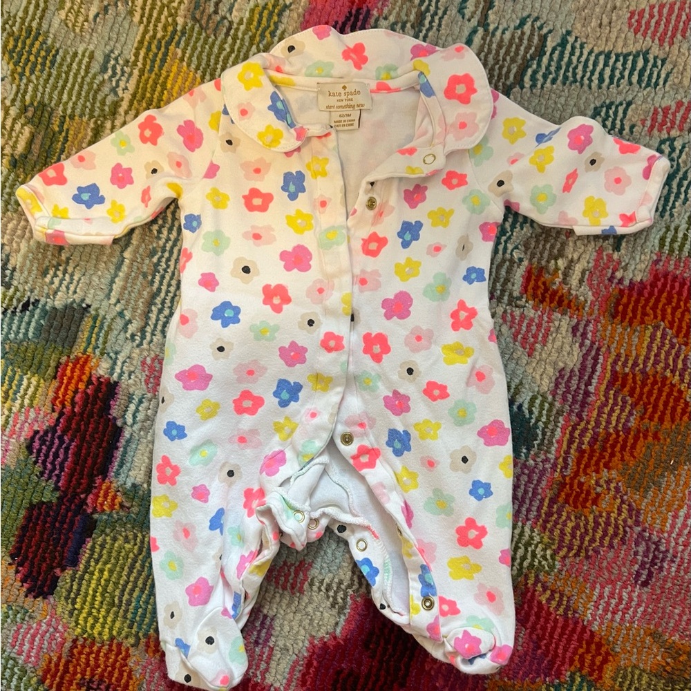 Kate Spade baby Floral Footie